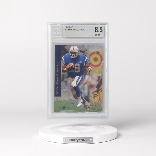 1994 SP #3 Marshall Faulk (BGS 8.5 NM-MT+)