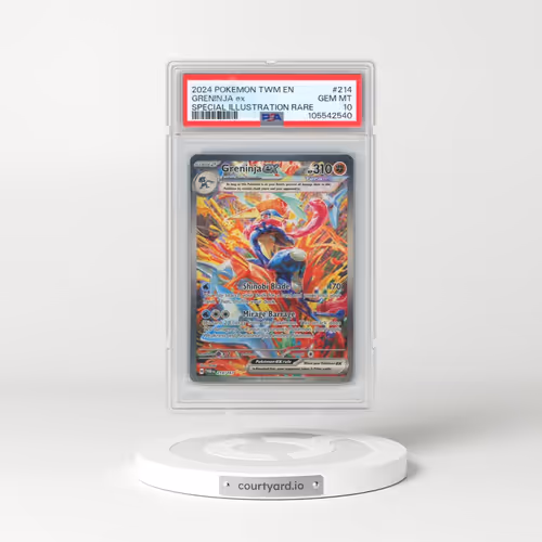2024 Pokémon Twm EN-Twilight Masquerade #214 Greninja EX - Holo Special Illustration Rare (PSA 10 GEM MINT)
