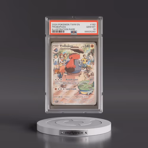 2024 Pokémon Twm EN-Twilight Masquerade #182 Probopass - Illustration Rare (PSA 10 GEM MINT)