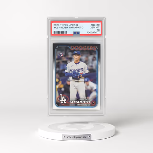 2024 Topps Update #US149 Yoshinobu Yamamoto (PSA 10 GEM MINT)