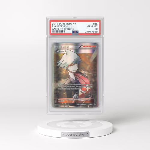 2015 Pokémon XY Ancient Origins #95 Steven - Full Art (PSA 10 GEM MINT)
