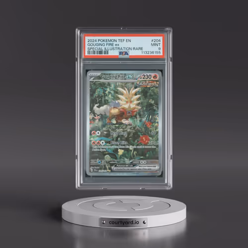2024 Pokémon Tef EN-Temporal Forces #204 Gouging Fire EX - Holo Special Illustration Rare (PSA 9 MIN