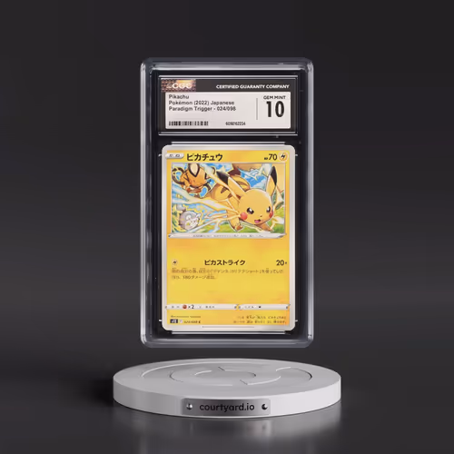 2022 Pokémon Sword & Shield Paradigm Trigger #024 Pikachu (CGC 10 GEM MINT)