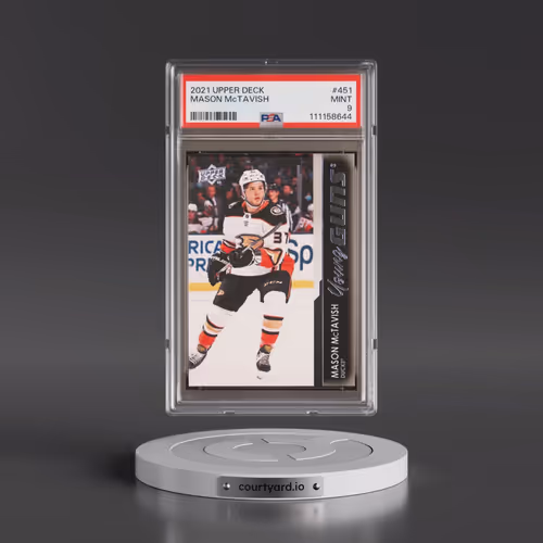 2021-2022 Upper Deck #451 Mason McTavish (PSA 9 MINT)