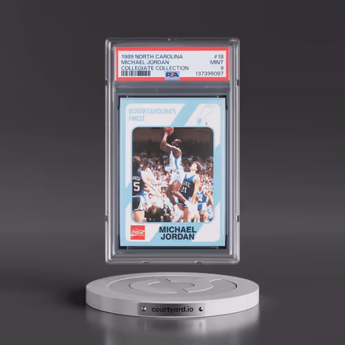1989 Collegiate Collection North Carolina #18 Michael Jordan (PSA 9 MINT)