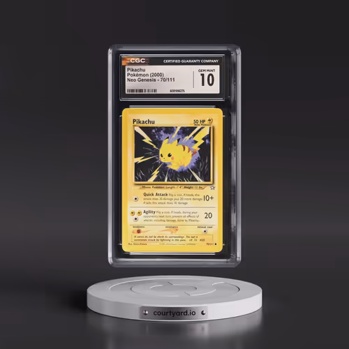 2000 Neo Genesis #70/111 Pikachu (CGC 10 GEM MINT)