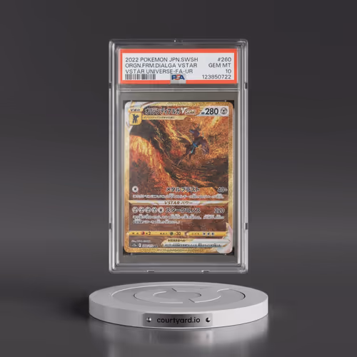 2022 Pokémon Sword & Shield Vstar Universe #260 Origin Forme Dialga Vstar - Full Art Ultra Rare (PSA