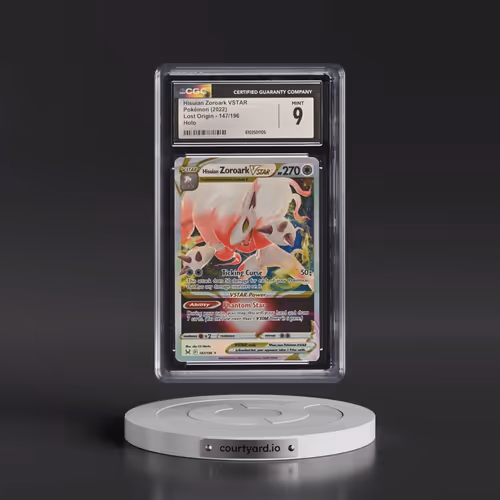 2022 Lost Origin #147/196 Hisuian Zoroark VSTAR - Holo (CGC 9 MINT)
