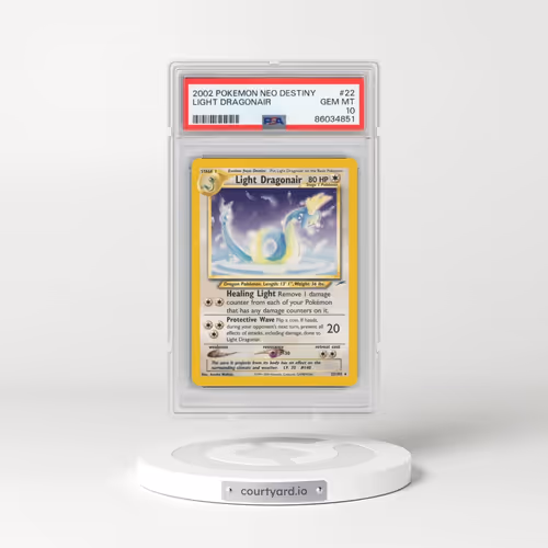 2002 Pokémon Neo Destiny #22 Light Dragonair (PSA 10 GEM MINT)