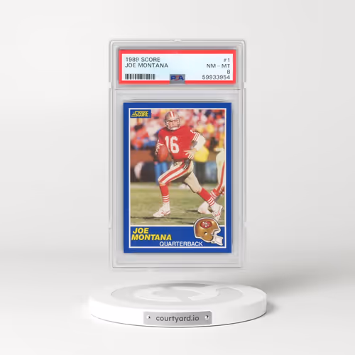 1989 Score #1 Joe Montana (PSA 8 NM-MT)