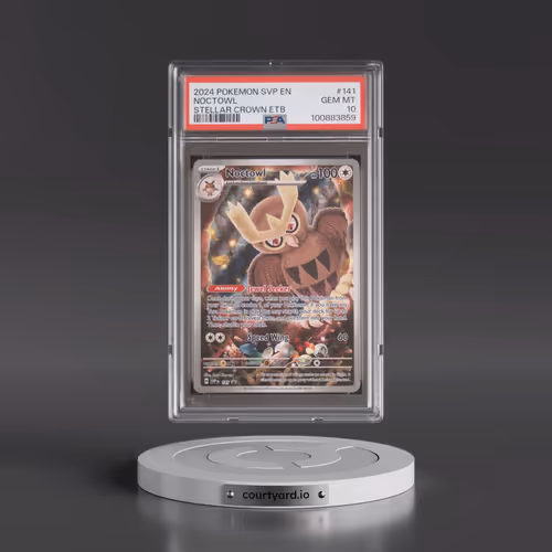 2024 Pokémon Svp EN-SV Black Star Promo #141 Noctowl - Stellar Crown Elite Trainer Box (PSA 10 GEM M