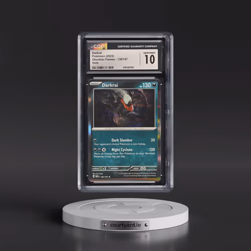 2023 Obsidian Flames - OBF EN #136/197 Darkrai - Holo (CGC 10 GEM MINT)