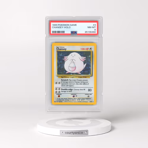 1999 Pokémon Game #3 Chansey - Holo (PSA 8 NM-MT)