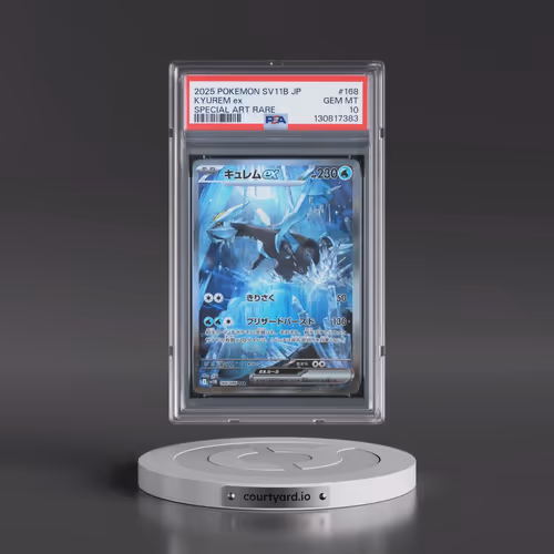 2025 Pokémon Sv11b-Black Bolt #168 Kyurem EX - Holo Special Art Rare (PSA 10 GEM MINT)