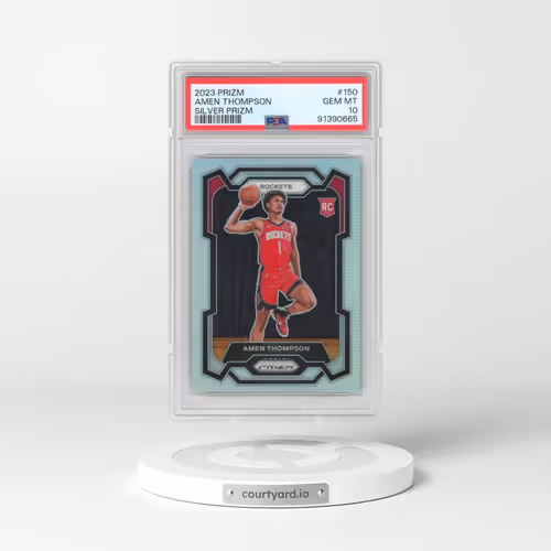 2023 Panini Prizm #150 Amen Thompson - Silver Prizm (PSA 10 GEM MINT)