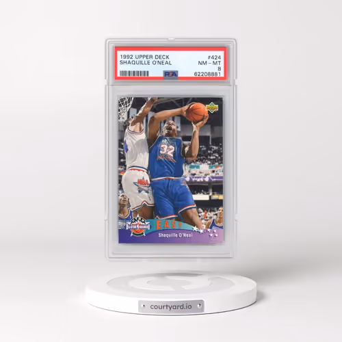 1992 Upper Deck #424 Shaquille O'Neal (PSA 8 NM-MT)