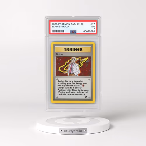2000 Pokémon Gym Challenge #17 Blaine - Holo (PSA 7 NM)