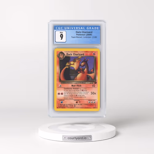 1999 Team Rocket #21/82 Dark Charizard (CGC 9 MINT)