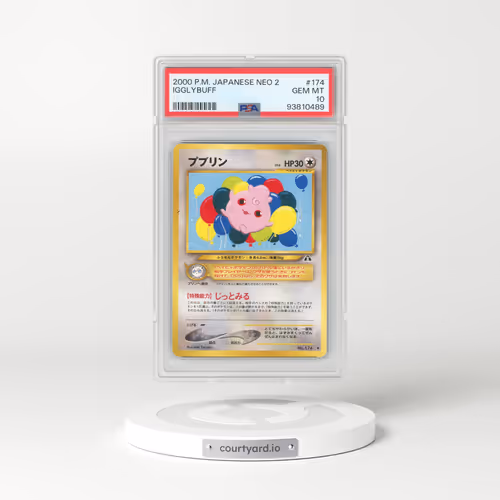 2000 Japanese Neo 2 #174 Igglybuff (PSA 10 GEM MINT)