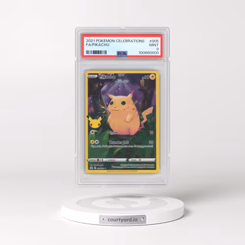 2021 Pokémon Celebrations #005 Pikachu - Full Art (PSA 9 MINT)