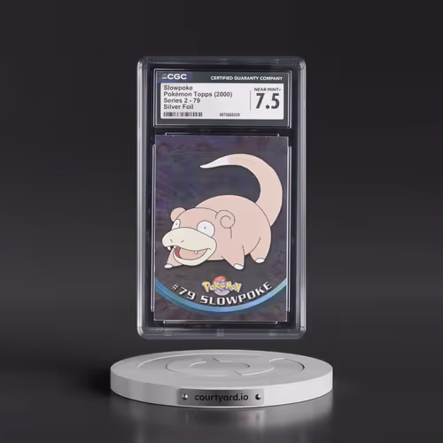 1999 Series 2 (Oval Nintendo Seal) #79 Slowpoke - Silver Foil (CGC 7.5 NM+)