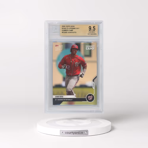 2020 Topps Now Road to Opening Day Summer Camp #OD503 Juan Soto (BGS 9.5 GEM MINT)