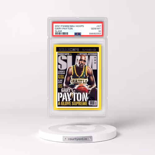 2021 Panini NBA Hoops Slam #67 Gary Payton (PSA 10 GEM MINT)