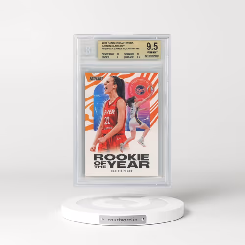 2024 Panini Instant WNBA Rookie of the Year #A Caitlin Clark (BGS 9.5 GEM MINT)