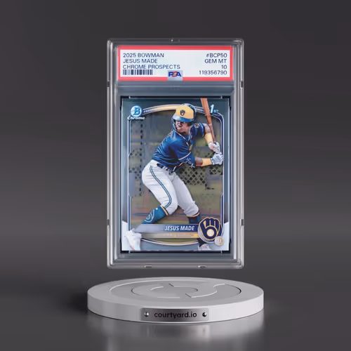 2025 Bowman Chrome Prospects #BCP50 Jesus Made (PSA 10 GEM MINT)