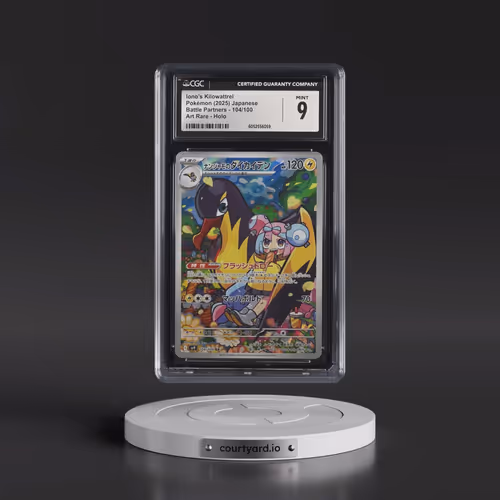 2025 Battle Partners - sv9 #104/100 Iono's Kilowattrel - Art Rare Holo (CGC 9 MINT)