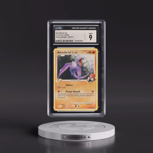 2009 Rising Rivals #55/111 Aerodactyl GL (CGC 9 MINT)