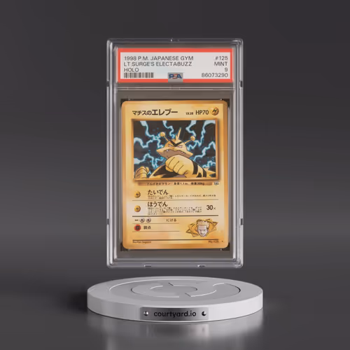 1998 Pokémon Gym #125 LT. Surge's Electabuzz - Holo (PSA 9 MINT)