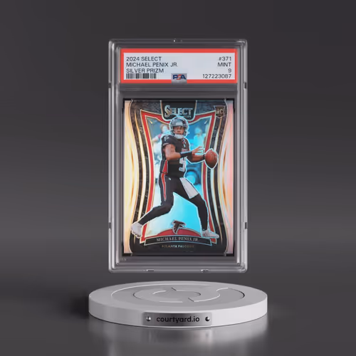 2024 Panini Select #371 Michael Penix Jr. - Silver Prizm (PSA 9 MINT)