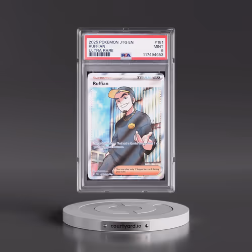 2025 Pokémon Jtg EN-Journey Together #181 Ruffian - Ultra Rare (PSA 9 MINT)