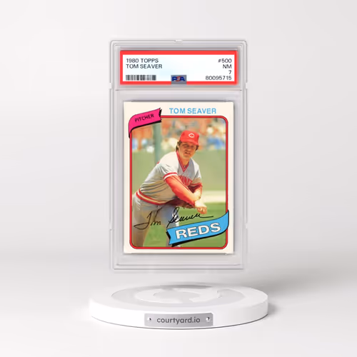 1980 Topps #500 Tom Seaver (PSA 7 NM)