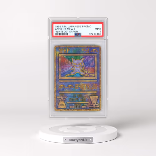 1998-99 Pokémon Pokemon Japanese Promo Ancient Mew I - "Nintedo" Error (PSA 9 MINT)