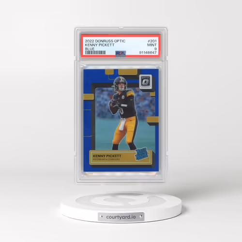 2022 Panini Donruss Optic #201 Kenny Pickett - Blue (PSA 9 MINT)