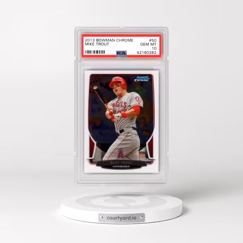 2013 Bowman Chrome #50 Mike Trout (PSA 10 GEM MINT)