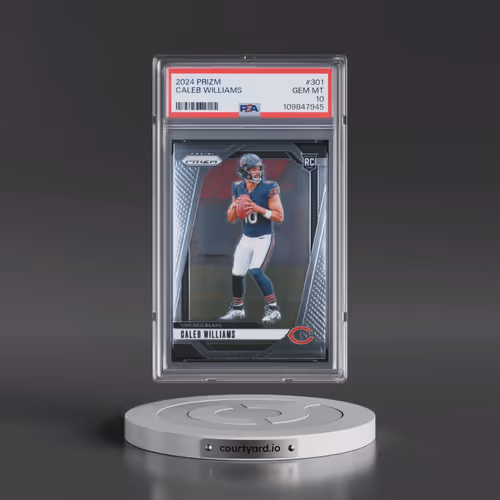 2024 Panini Prizm #301 Caleb Williams (PSA 10 GEM MINT)
