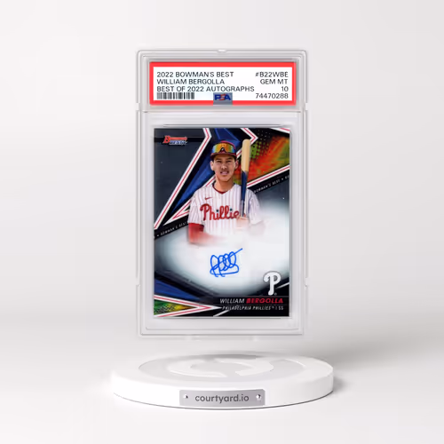 2022 Bowman's Best Best of 2022 Autographs #B22WBE William Bergolla (PSA 10 GEM MINT)