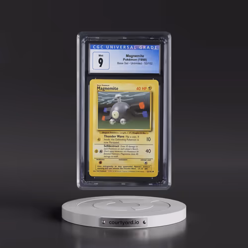 1999 Base Set #53/102 Magnemite (CGC 9 MINT)