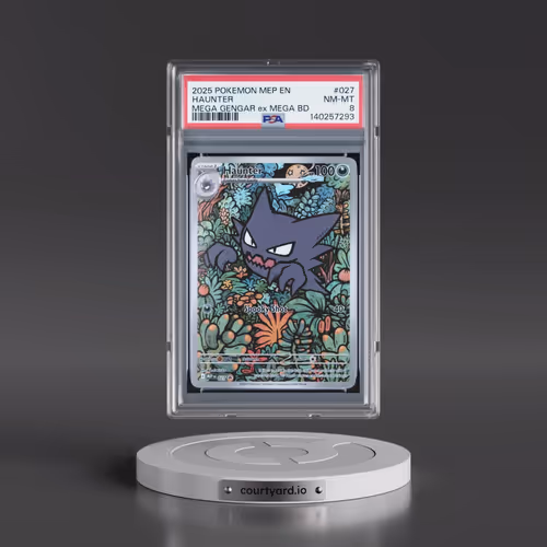 2025 Pokémon Mep EN-Me Black Star Promo #027 Haunter - Mega Gengar EX Mega Battle Deck (PSA 8 NM-MT)