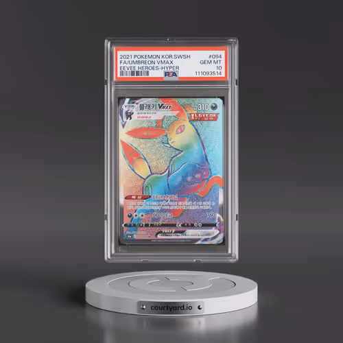 2021 Pokémon Sword & Shield Eevee Heroes #094 Umbreon Vmax-Hyper - Full Art (PSA 10 GEM MINT)