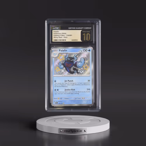 2024 Pokémon Paf EN-Paldean Fates #124 Palafin - Shiny Rare (CGC 10 PRISTINE)