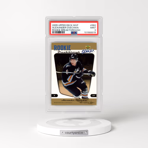 2005 Upper Deck MVP Rookie Breakthrough #RB2 Alexander Ovechkin (PSA 9 MINT)