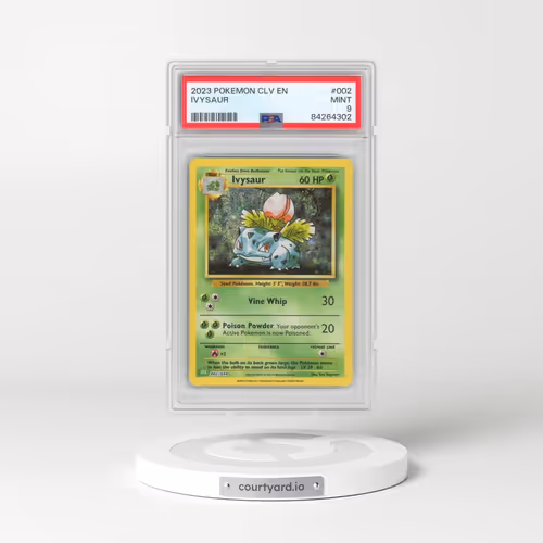 2023 Pokémon CLV-Trading Card Game Classic Venusaur & Lugia EX Deck #002 Ivysaur (PSA 9 MINT)