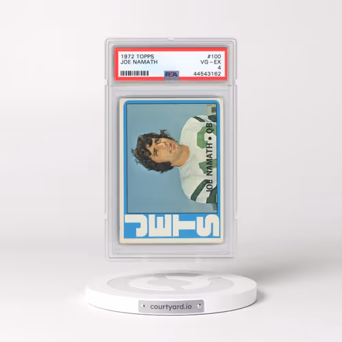 1972 Topps #100 Joe Namath (PSA 4 VG-EX)