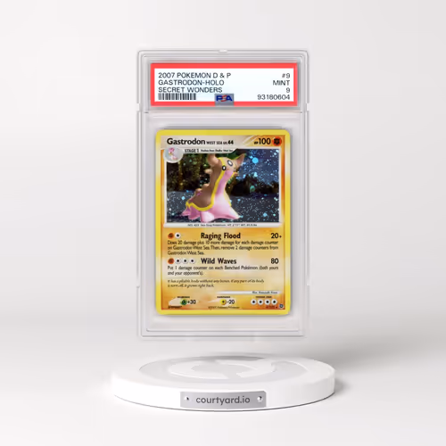 2007 Pokémon Diamond & Pearl Secret Wonders #9 Gastrodon (West Sea) - Holo (PSA 9 MINT)