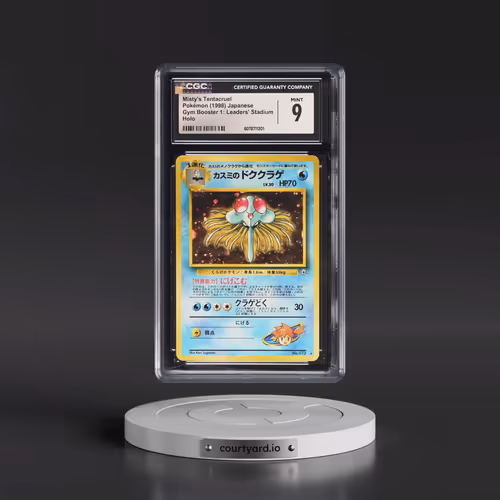 1998 Gym Booster 1: Leaders' Stadium Misty's Tentacruel - Holo (CGC 9 MINT)