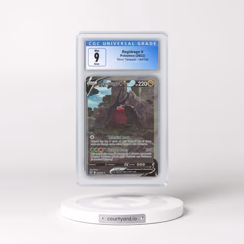 2022 Silver Tempest #184/195 Regidrago V - Holo (CGC 9 MINT)